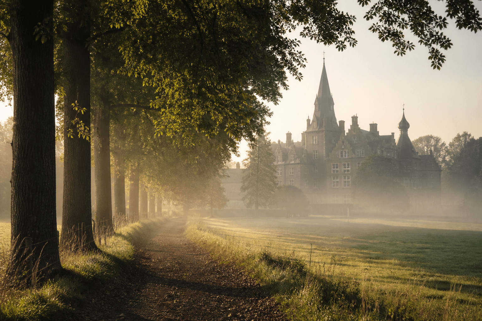Landschap rond de kastelen bij Vorden
